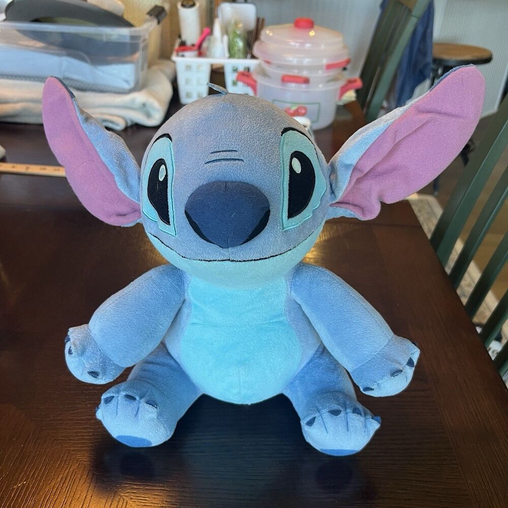 Disney Lilo & Stitch Plush Stitch Blue Stuffed Animal Just Play Large Toy